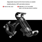 Держатель телефона для велосипеда, металлический, вращающийся на 360 градусов