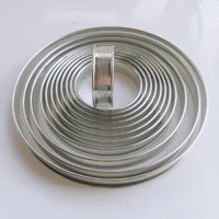 6cm 7cm 8cm 9cm 10cm 11cm 12cm 14cm 16cm 18cm 20cm roll edged english muffin rings perforated tart ring pie circle tarlet ring