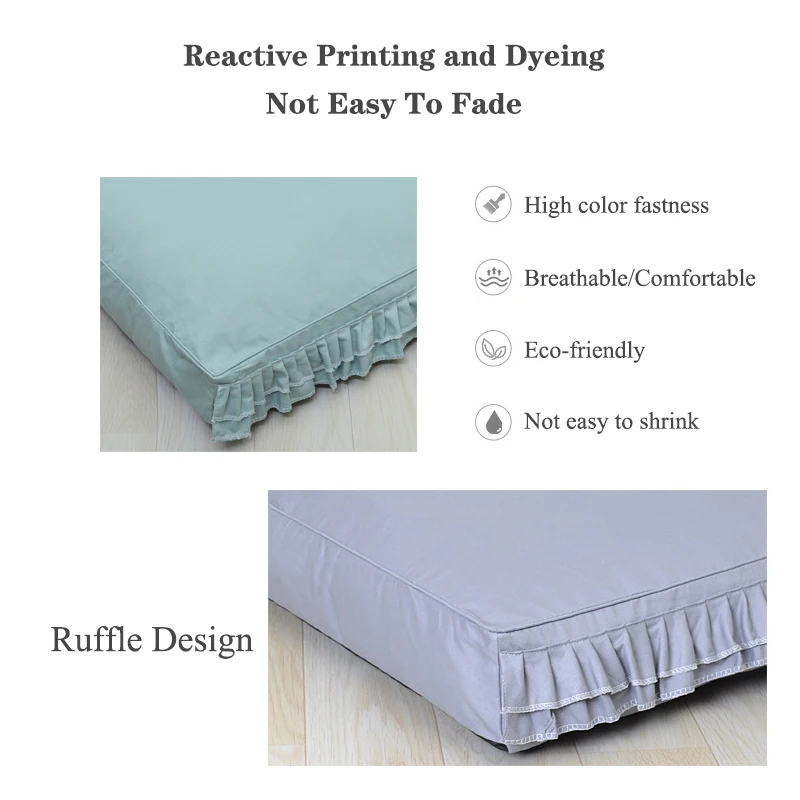 Домашние животные бинго Кошка Хлопок рюшами кровать Моющийся питомник Doghouse