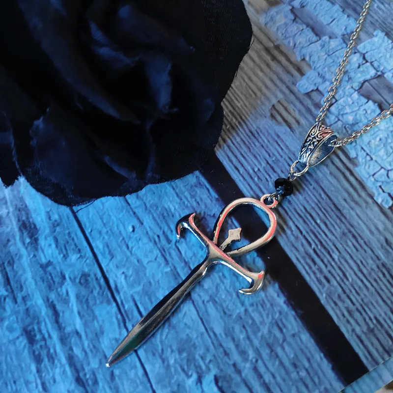 Ожерелье вампира АНК оккультный Готический Дракула массивный кулон носкорату