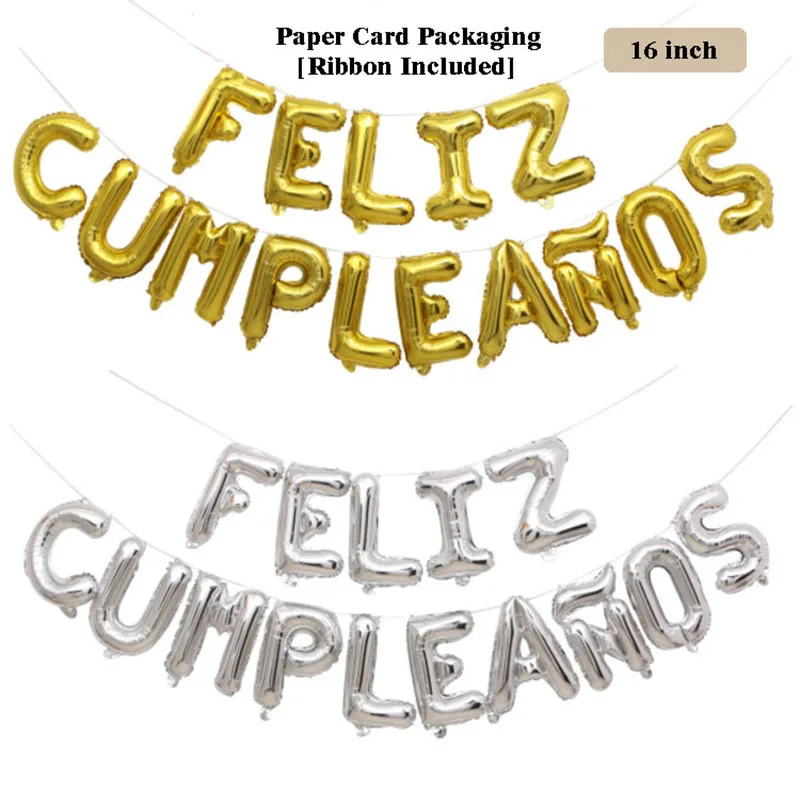16 дюймов шар наклейка буквы дизайн надувные вечерние украшения ко дню рождения