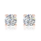 Серьги-гвоздики женские из серебра 100% пробы, настоящий Муассанит пробы, 925