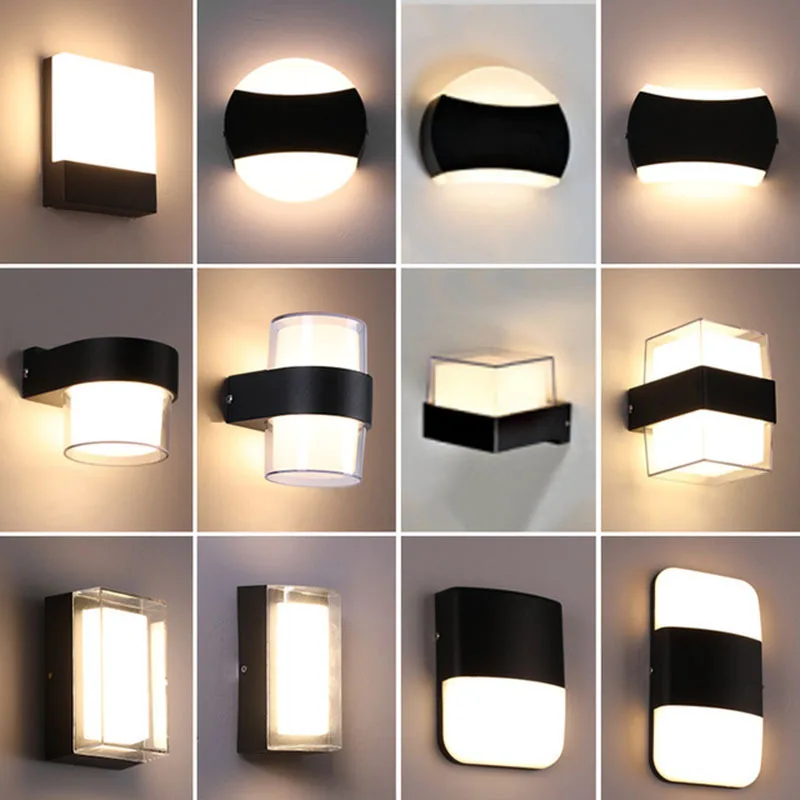 

Wall Lamp Waterproof Outdoor Led Lights Household Contracted and Contemporary Ultra Bright Hotel Staircase Corridor Balcony Lamp
