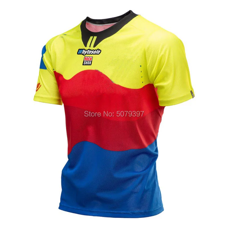 

2020 downhill MTb jersey dh moto Off road long motorcycle motocross jersey MX Cycling Jersey hombre bmx Tshit