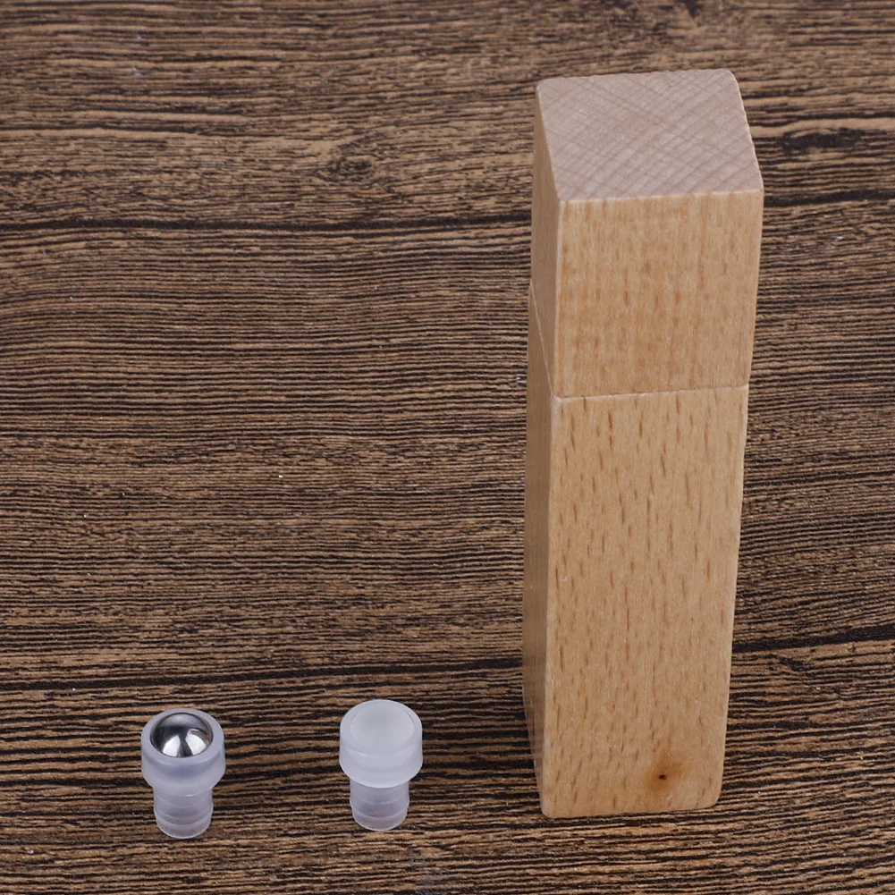 5 мл 10 стеклянные бутылки для эфирного масла в рулоне с шариком из нержавеющей