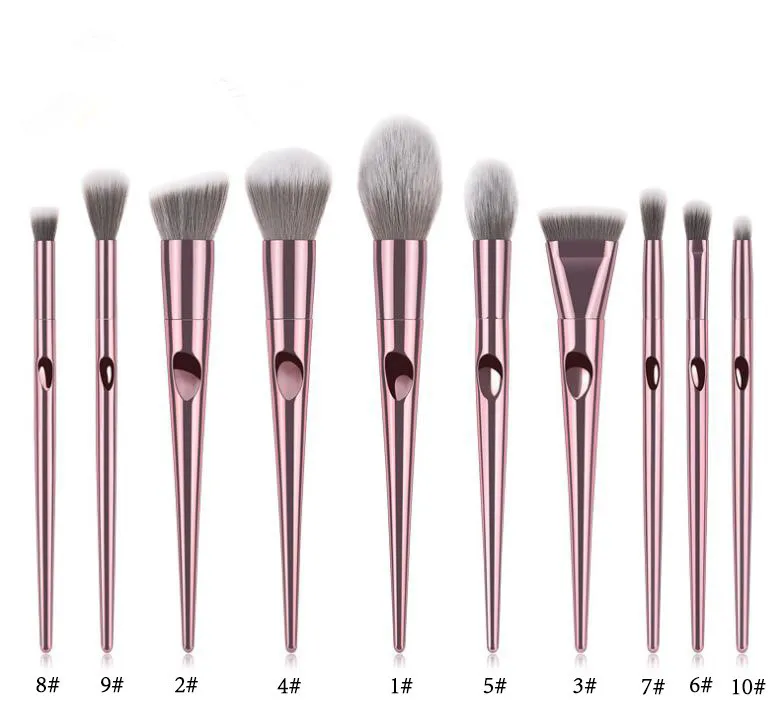 1 шт. кисти для макияжа розовое золото | Красота и здоровье