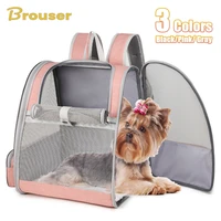 pet carrier backpack breathable large capacity dogs carrying bag folding portable pet cat carrier bag outdoor travel pet product