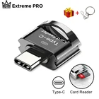 Портативный кардридер USB 3,0 Type C, адаптер OTG для TF, Micro SD, 8-256 ГБ, кардридер для Samsung, Macbook, Huawei, LeTV