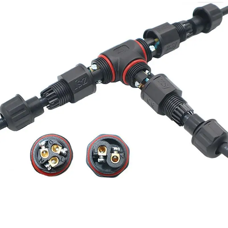 3 способа распределительная прямые соединительных коробов IP68 Водонепроницаемый