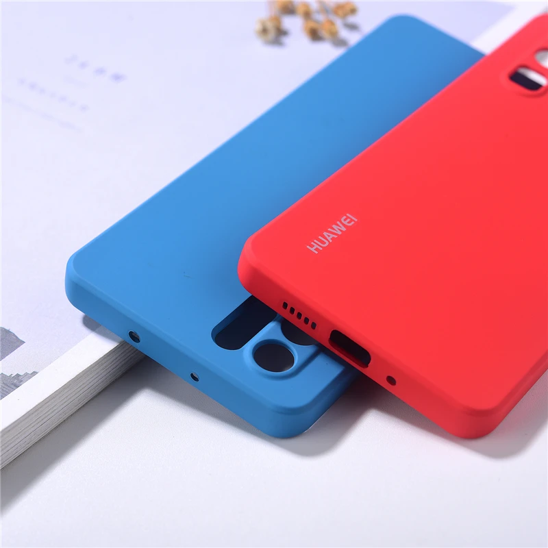Чехол для HUAWEI P50 P40 P30 Pro официальный Мягкий силиконовый чехол P 40 защитный бампер с