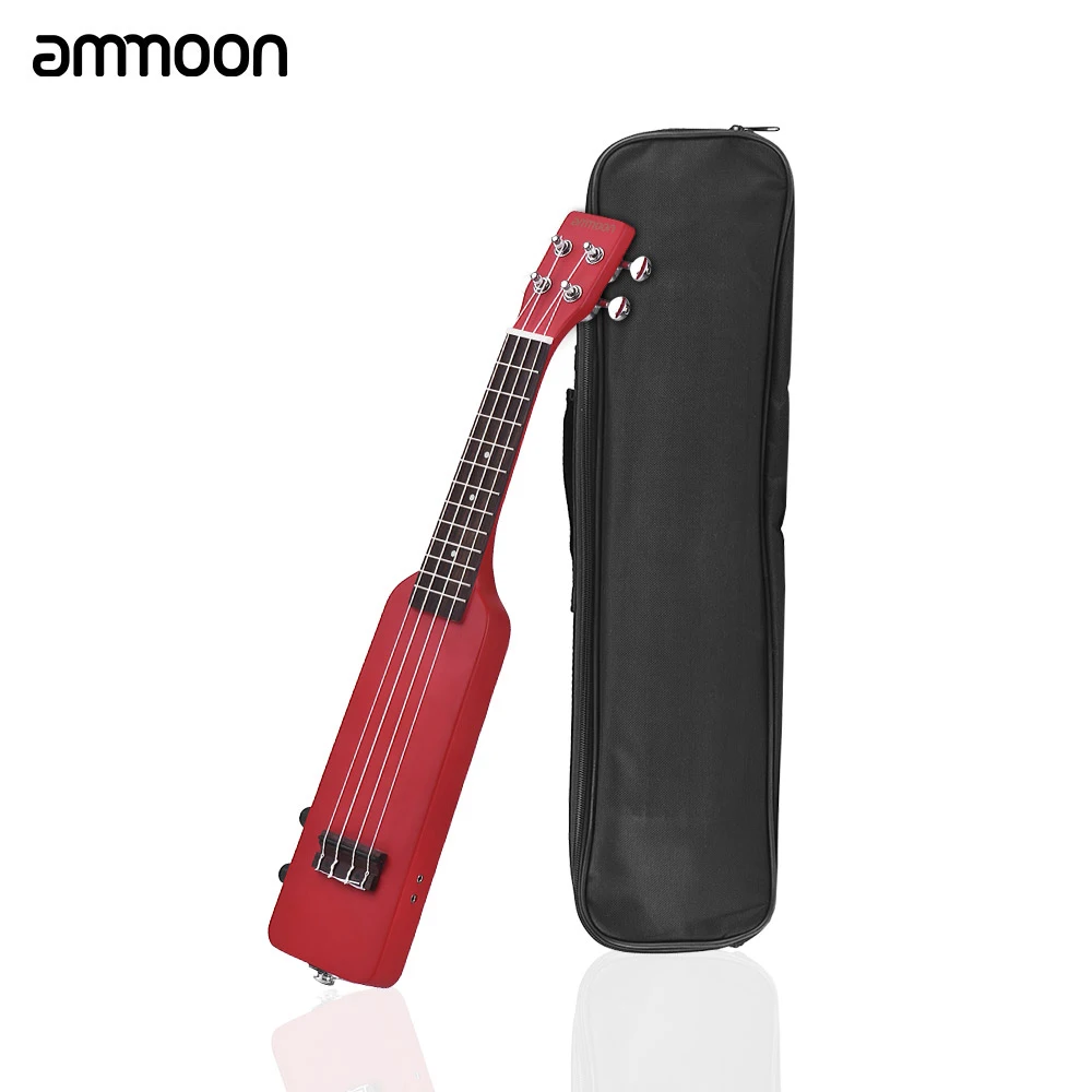 Комплект укулеле ammoon 21 дюйм электрическое гитарное устройство в форме бутылки|kit