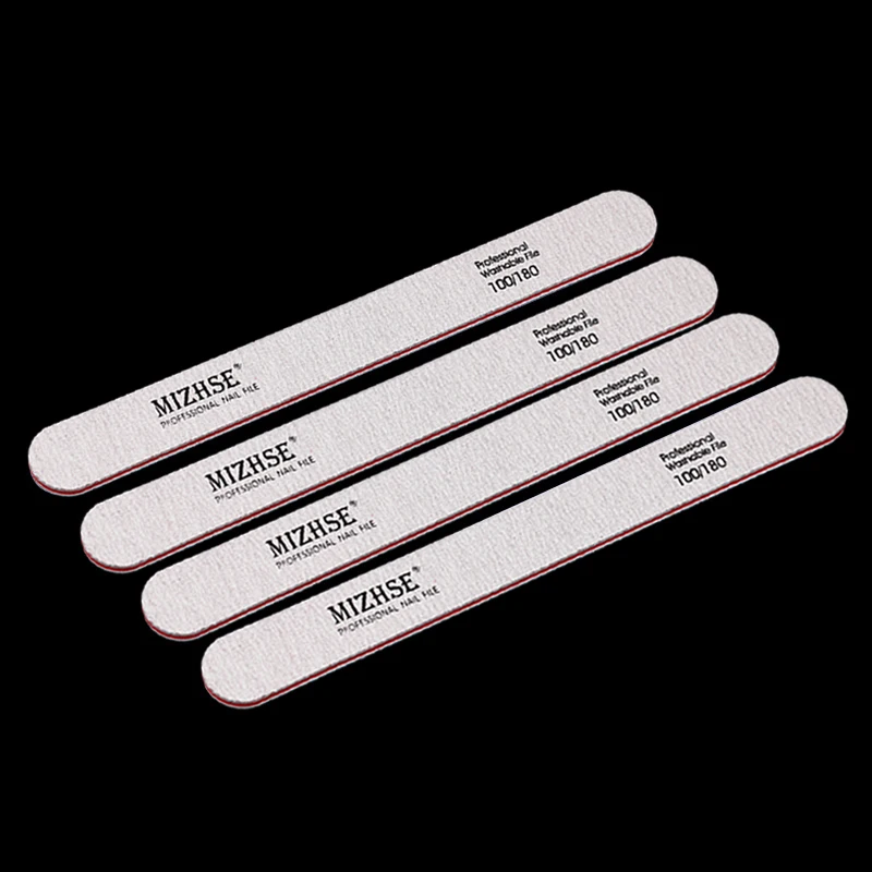 

SUPWEE 1pcs Sandpaper Nail File For Gel Nails Double Side Sanding Buffer Block Grey Nail Files For UV Gel Polish Manicure Tool
