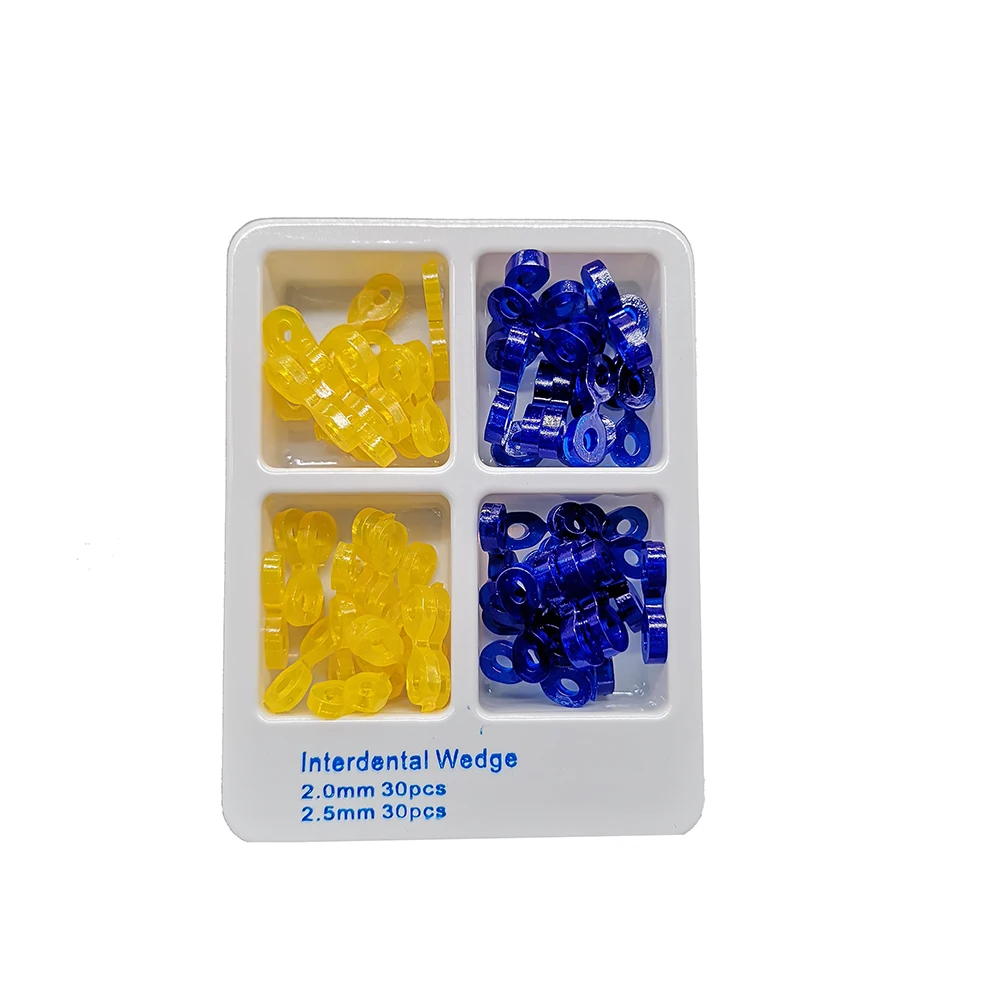 60 шт зубной сеператор из эластичной резины крепления на зубных Клин матрица