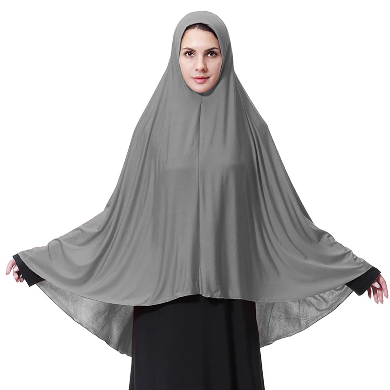 Hijab для женщин мусульманский модный длинный головной убор тюрбан зеленый Hijeb