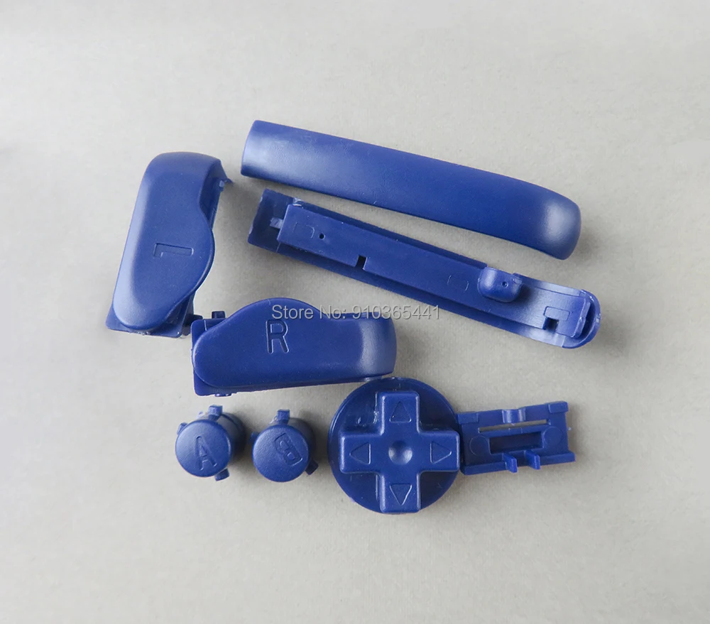 1 компл./лот разноцветные кнопки L R A клавиатуры для Gameboy Advance GBA рамка кнопок D