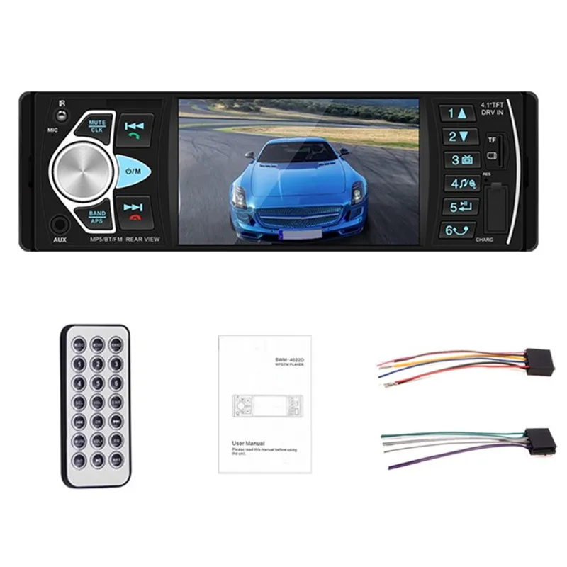 LTB FM 1 автомагнитола 1 din магнитола Дин мультимедийный MP5 4022D FM автомагнитола авто, аудио стерео Поддержка магнитола bluetooth - Цвет: Only Player