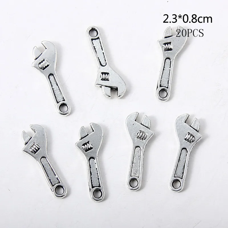 DIY Подвески для изготовления украшений из сплава цинка античные посеребренные