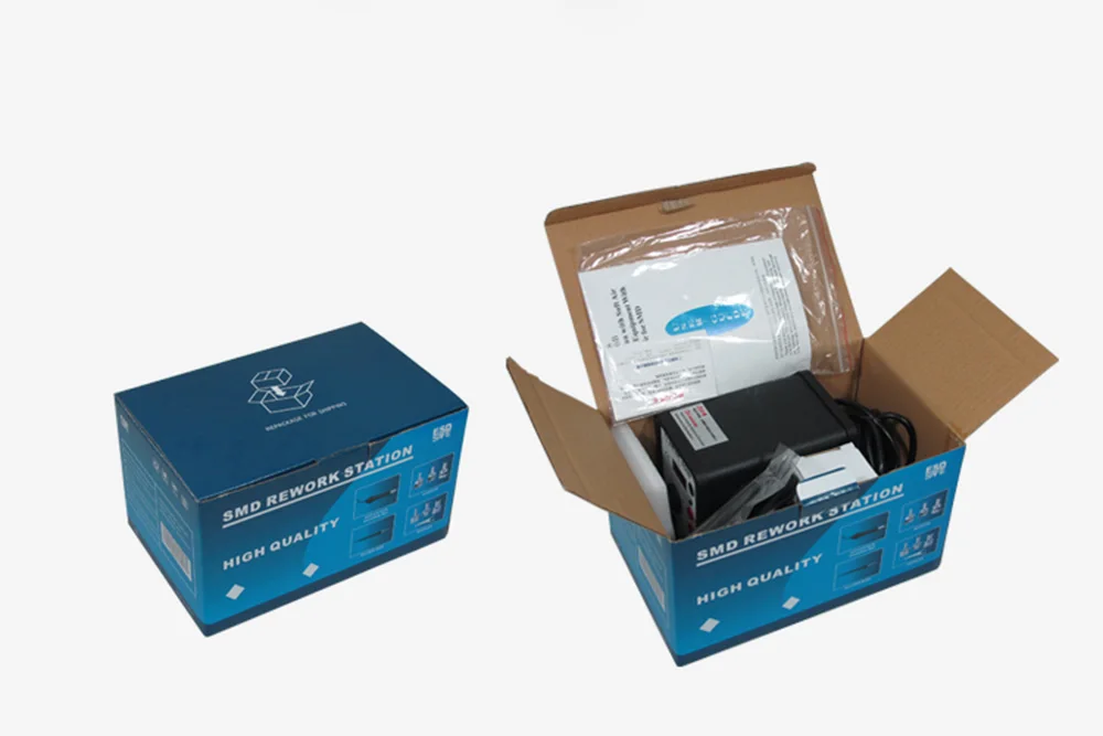 Saike 858d spadizione gratuita stazione di rilavorazione digitale pistola ad aria calda stazione di saldatura 700 w 220 v o 110V