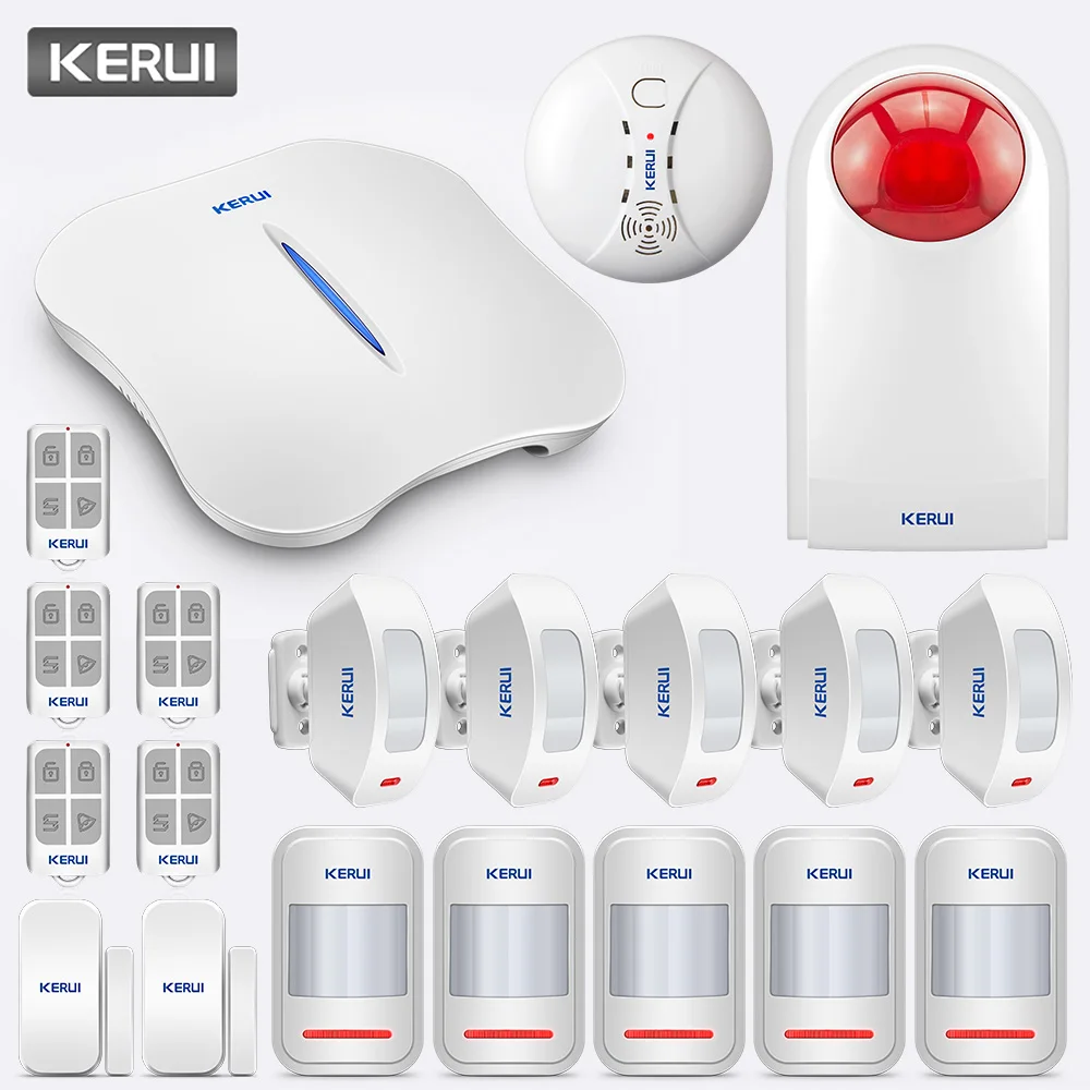 KERUI W1 интеллектуальная домашняя беспроводная WiFi PSTN система сигнализации