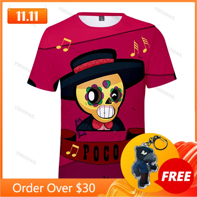 

Sandy Crow Children's Wear Kids T-shirt Shooting Game 3d Tshirt Teen Clothes Shirt MAX Nita Boys Girls Short Tops