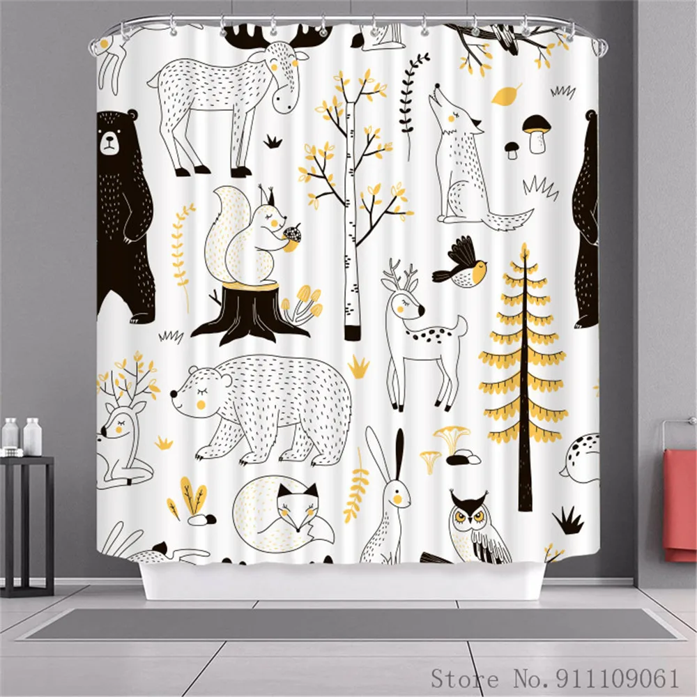 Детские носки с принтом милых животных водонепроницаемый и устойчивый к плесени