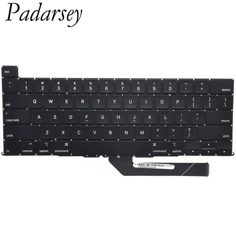 Сменная клавиатура Padarsey совместимая с MacBook Pro 16 дюймов сенсорной панелью A2141