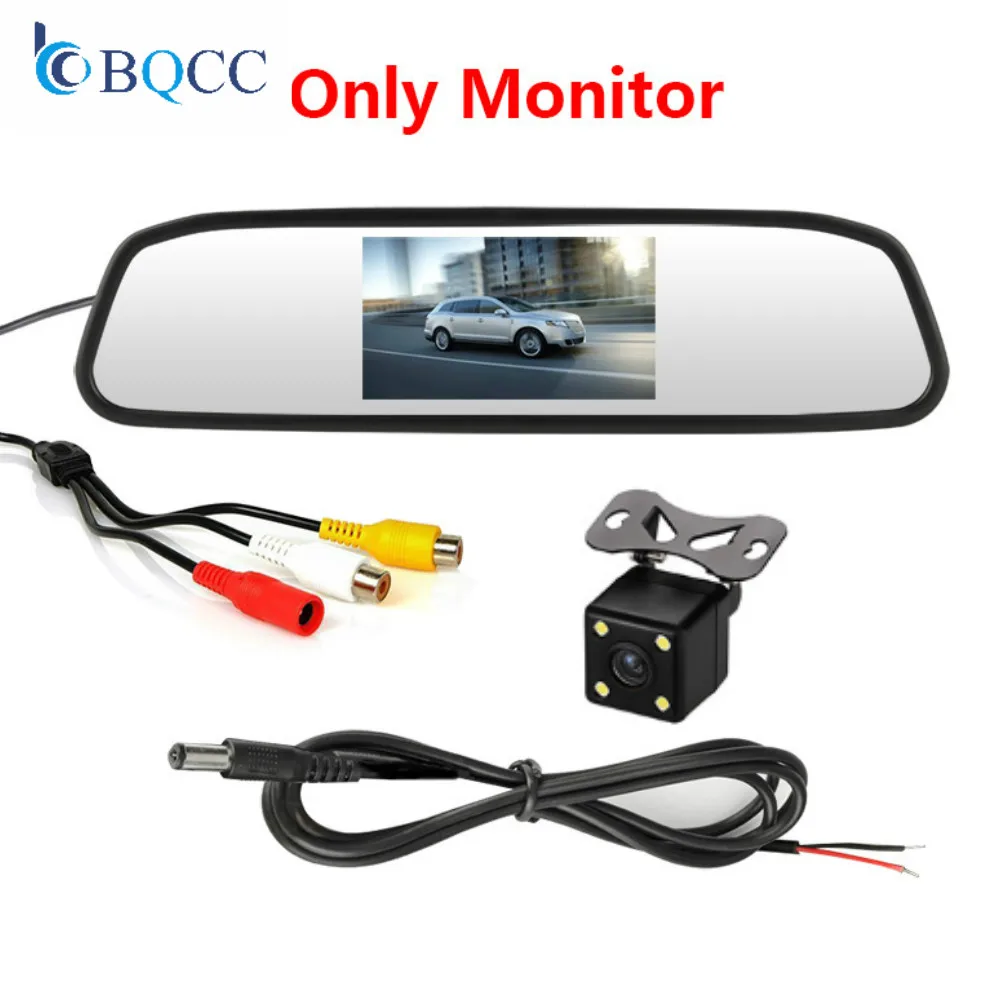 Автомобильное зеркало заднего вида парковочный HD ЖК видео цифровой цветной