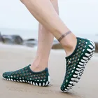 2021 летние мужские пляжные садовые туфли унисекс, уличные дышащие мужские повседневные туфли из гелевого пластика, слипоны, мужские водные туфли, аквапары, зеленые