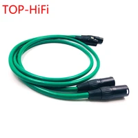 top hifi pair gold plated xlr balacned audio cable 3pin xlr male to female amplifier interconnect cable with mcintosh usa cable