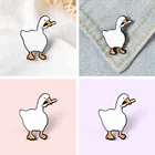 Модная Игра без названия HONK гусиная жесткая эмалированная брошь заколки из металлического сплава модные ювелирные изделия заколки значки аксессуары