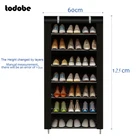 Многослойная стойка для обуви, простая в установке, Складная полка для обуви, органайзер для обуви, для защиты обуви от пыли, шкаф