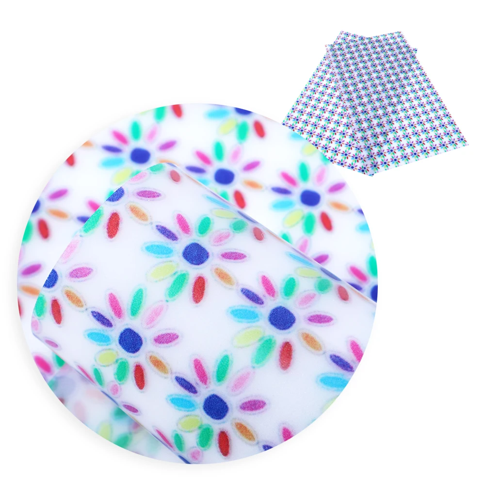 

20*33cm Printed Jelly Faux Leather Vinyl Fabric Synthetic Leather For DIY Handmade Bows Earrings Crafts,1Yc5309