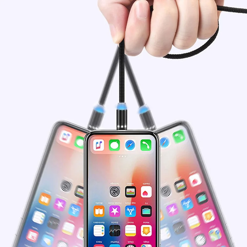 Магнитный usb-кабель для быстрой зарядки USB type C кабель магнитное зарядное устройство для зарядки данных Micro usb кабель мобильного телефона кабель USB шнур
