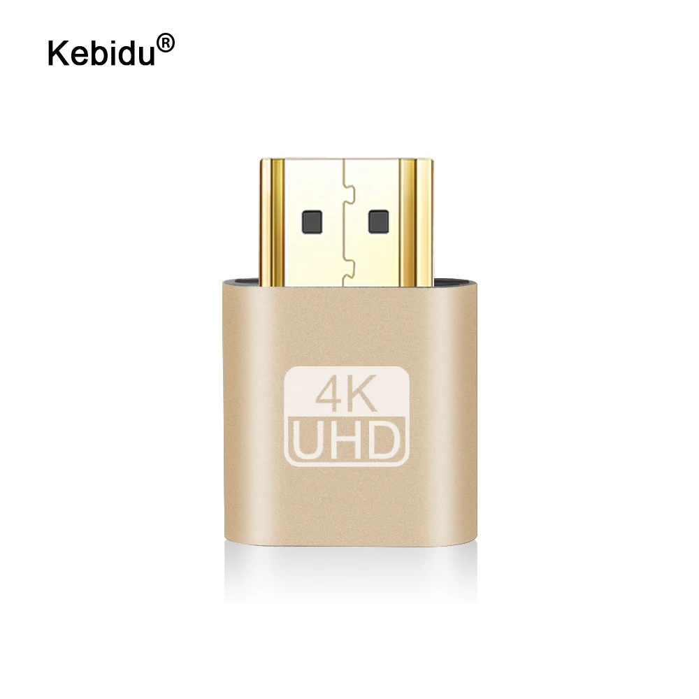 Kebidu горячая Распродажа VGA виртуальной штекер адаптера для манекена эмулятор