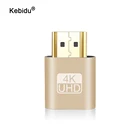 Kebidu горячая Распродажа VGA виртуальной штекер адаптера для манекена виртуальной эмулятор отображения адаптер DDC Edid Поддержка 1920x1080P для видео, Новинка