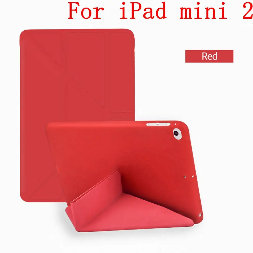 For iPad mini 2 Чехол Floveme для i Pad Air 2 Шелковый чехол для i Pad Mini 2 4 5 складной тонкий полный защитный чехол для i Pad Pro 9,7 12,9 - Цвет: For iPad mini 2