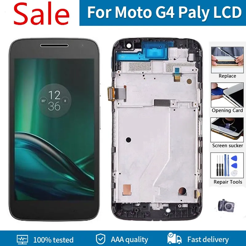 ЖК-дисплей с сенсорным экраном и дигитайзером в сборе для Motorola MOTO G4 PLAY Xt1601 Xt1602 XT1603