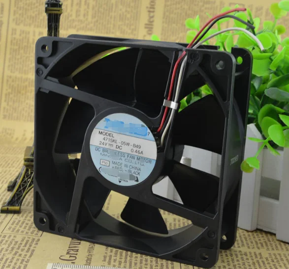 

100% Working original for NMB 24V 0.46A 4715KL-05W-B49 120*38MM