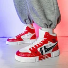 Кроссовки CTJLIH мужские высокие, повседневные холщовые, Вулканизированная подошва, модная обувь, Прямая поставка с завода