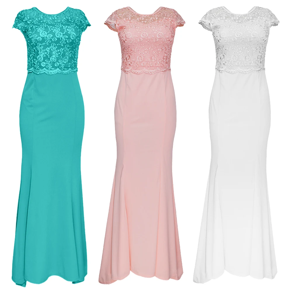 New African Lace Dress Women 2020 Robe Africaine Femme Bazin Riche Embroidery Wedding Designer Long Sexy Party | Тематическая