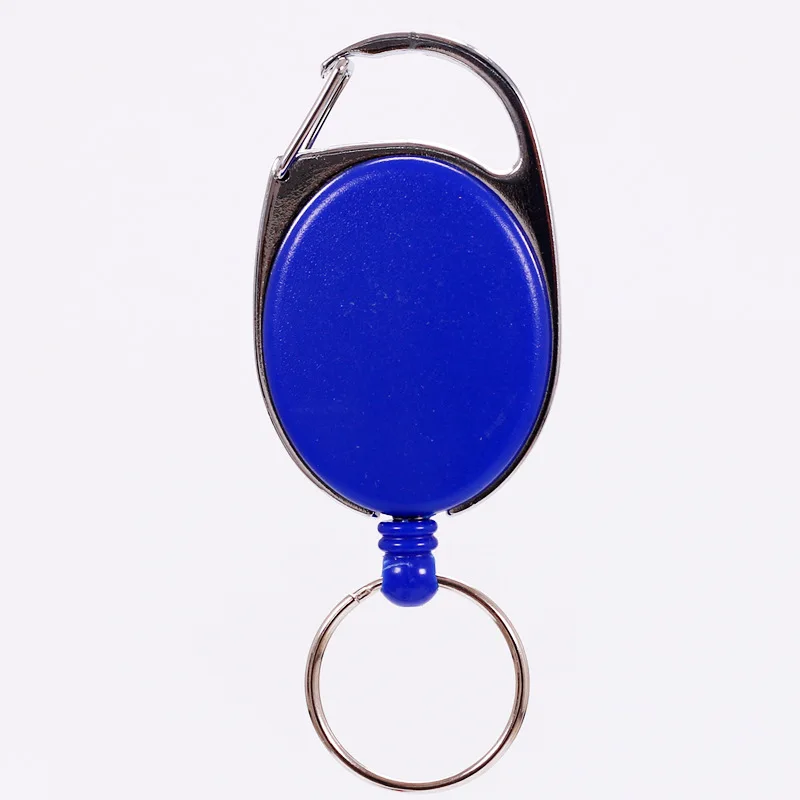 Овальный значок держатель для катушки пряжка задней крышки выдвижной брелок Id