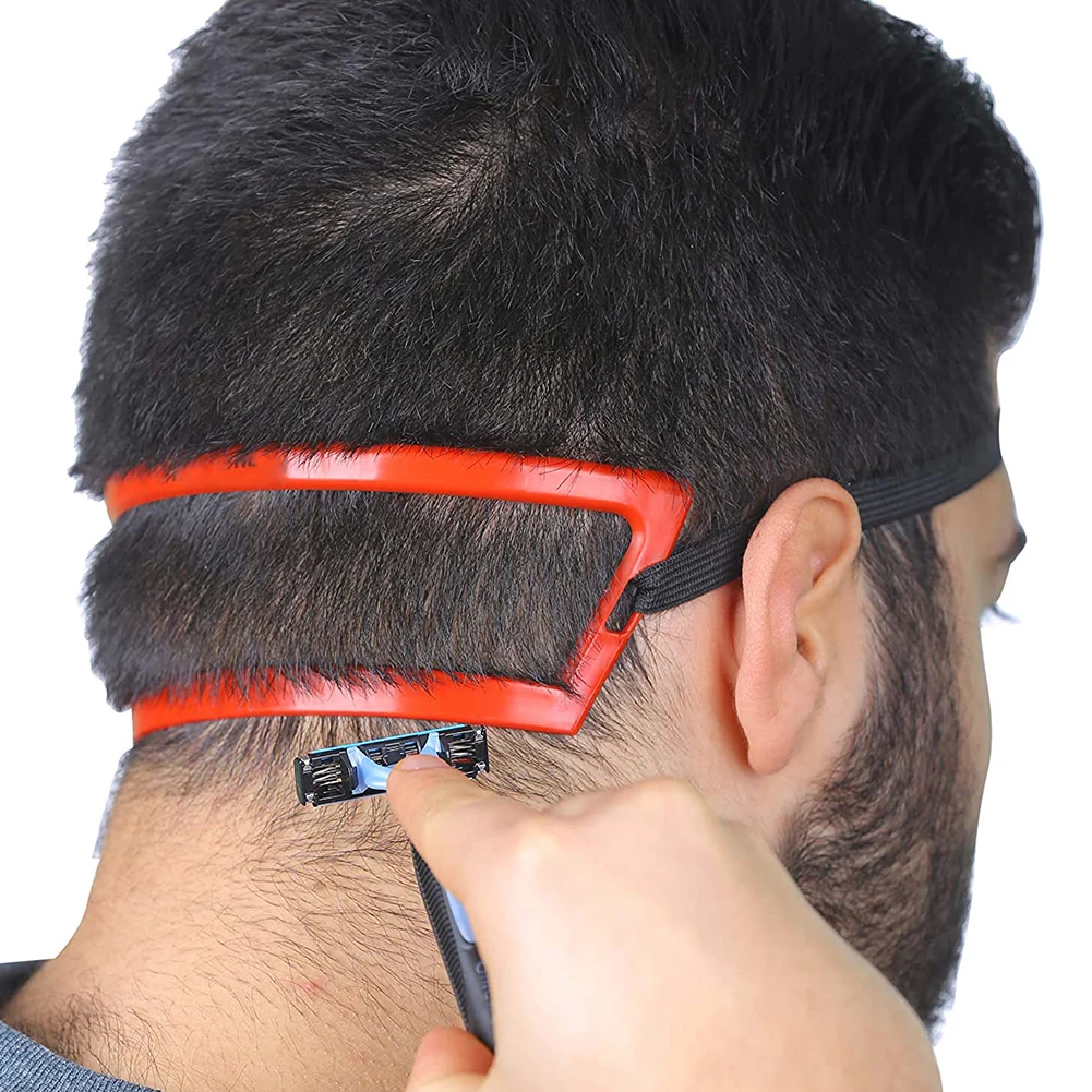 

New Hot Hair Styling Tool Trim Ruler Men Beard Shaping Template Neck Shape Neck Back Shape Neck Trimming Ruler Personal Use Tool