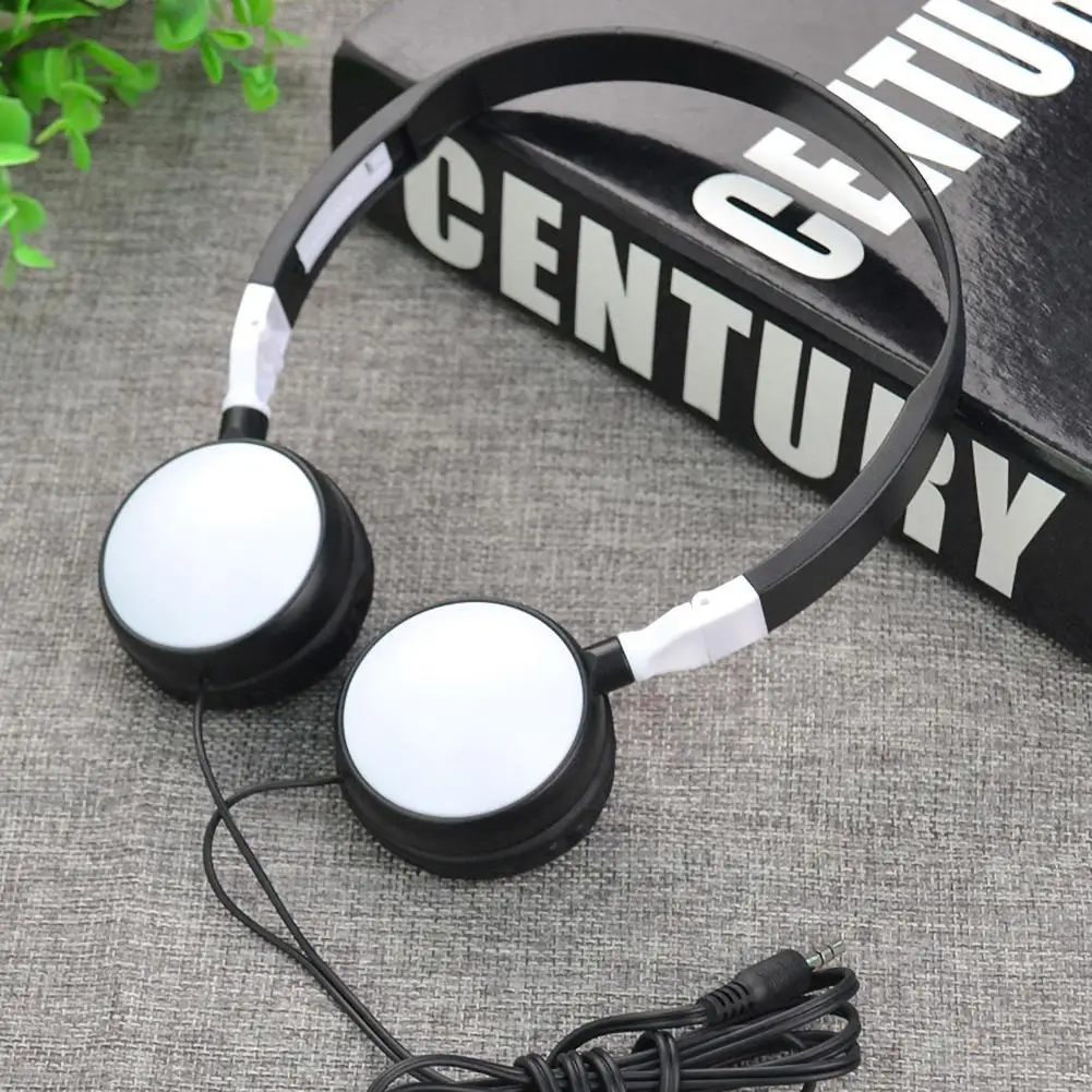 Проводные Складные Наушники с разъемом 3 5 мм Hi-Fi аудио бас стереогарнитура 9D