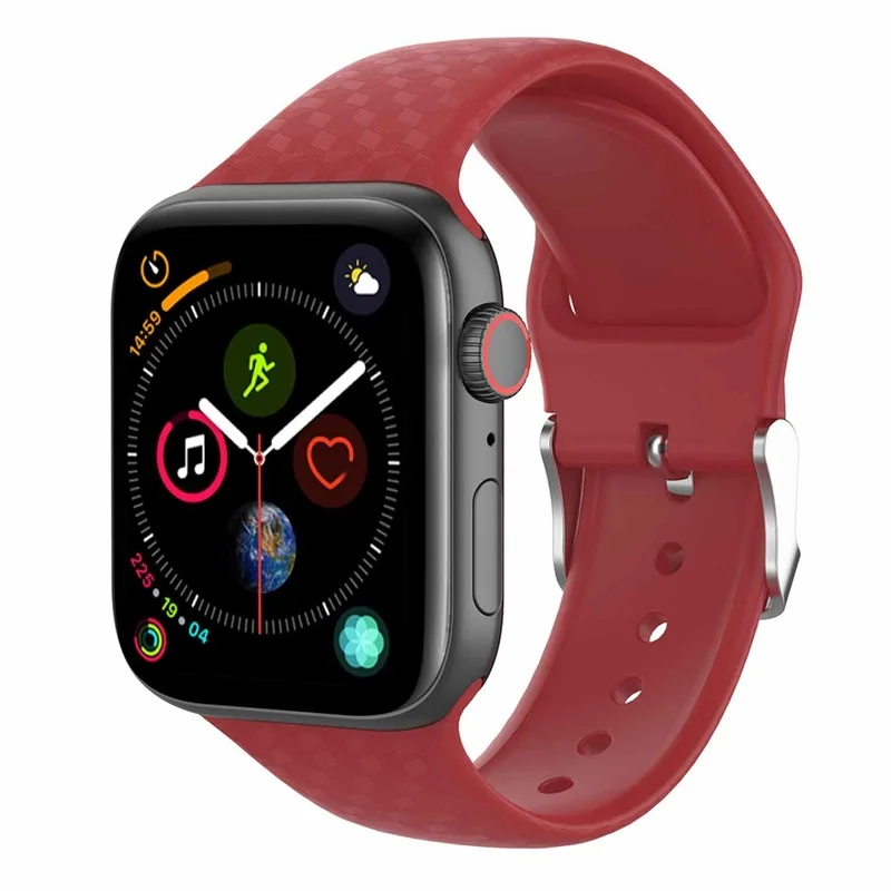 Ремешок силиконовый для Apple Watch Series 1 2 3 4 38 мм 42 цветной мягкий спортивный