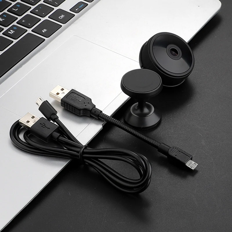 

MOOL Home Wireless Security Camera Desktop Mini Video CCTV Surveillance Wifi IP Camera for Phone Motion Sensor IP Camera