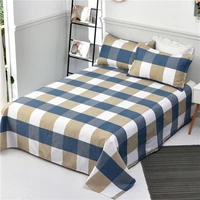 2020 wholesale luxury bed sheet 3 pcs flat sheet and pillowcases queen king bed sheets for women men