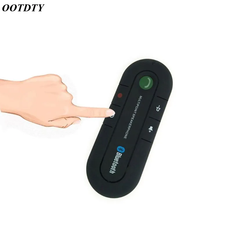Автомобильный Bluetooth динамик телефон Hands Free портативный беспроводной козырек