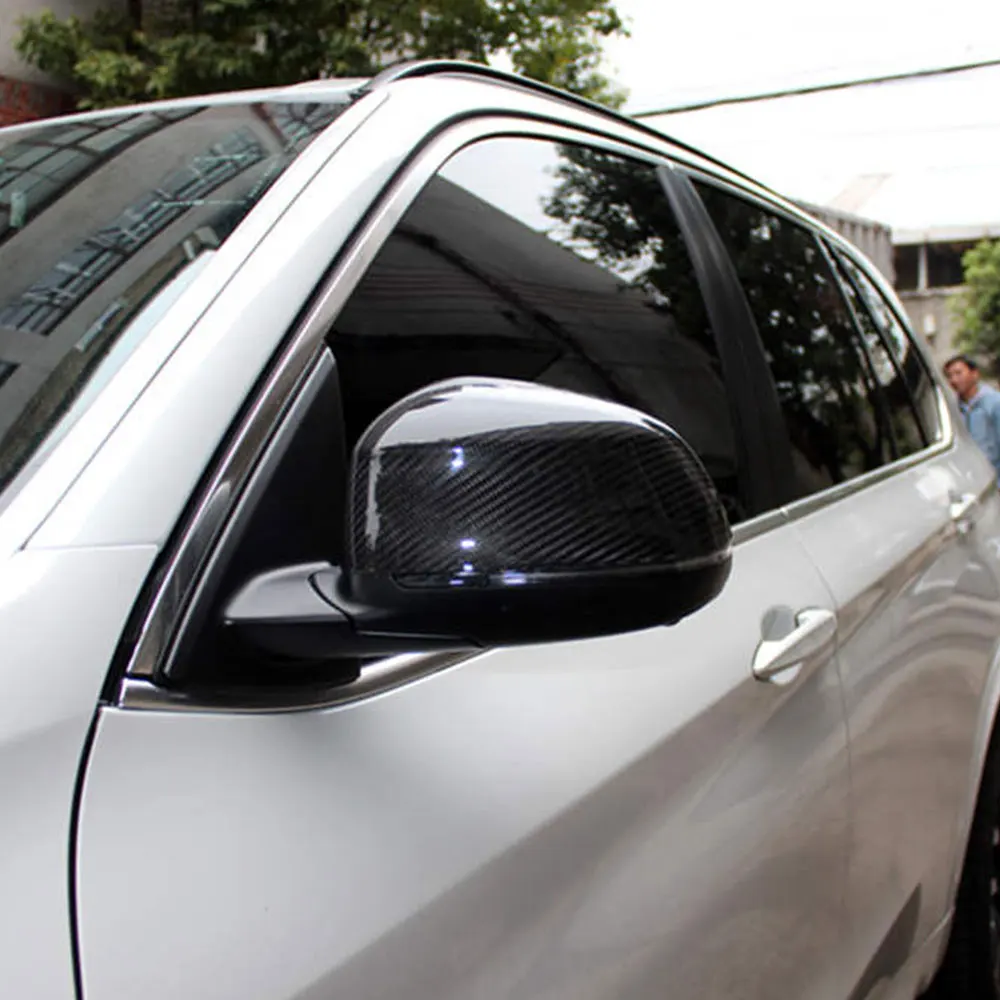 Крышка для зеркала заднего вида из углеродного волокна подходит BMW X3 F25 X4 F26 X5 F15 X6