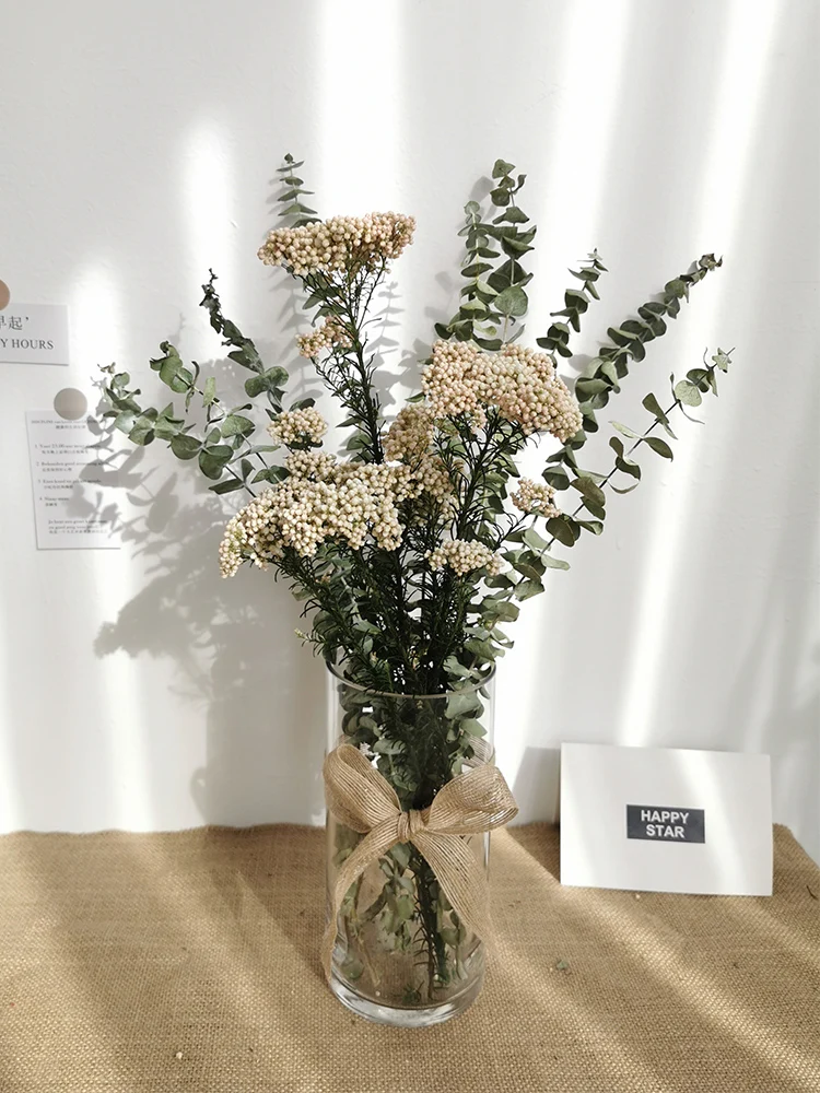 10 шт. натуральный сушеный бессмертный цветок Millet смешанный цвет Ramillete Flores Eternell