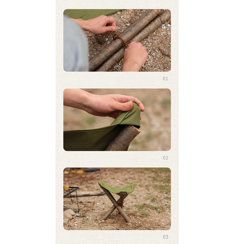 Складной стул E5BD для кемпинга водонепроницаемый легкий тканевый Штатив пикника